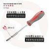 Intertool 29 pcs Screwdriver Set with Magnetic Bits Driver and Bits VT08-3329